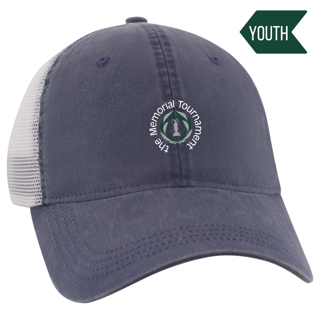 Ahead Youth Mesh Back Hat - Navy