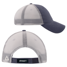 Load image into Gallery viewer, Ahead Youth Mesh Back Hat - Navy
