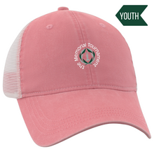 Load image into Gallery viewer, Ahead Youth Mesh Back Hat - Light Pink
